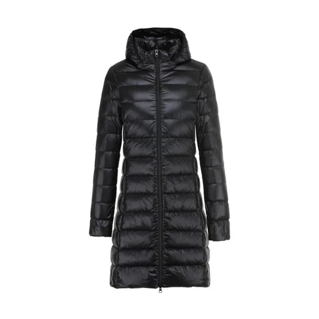 EB | Wasserdichte Daunenjacke mit Kapuze für Damen