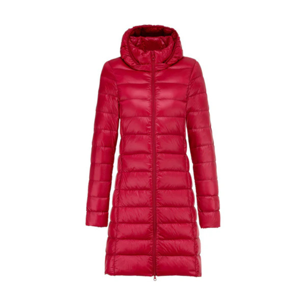 EB | Wasserdichte Daunenjacke mit Kapuze für Damen