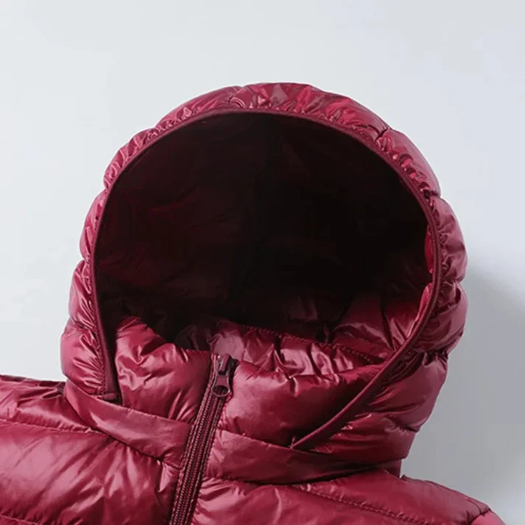 EB | Wasserdichte Daunenjacke mit Kapuze für Damen