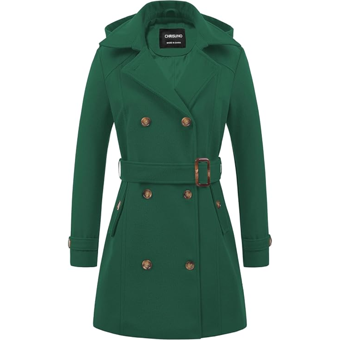 EB | Gesteppter Winter-Trenchcoat mit Kapuze