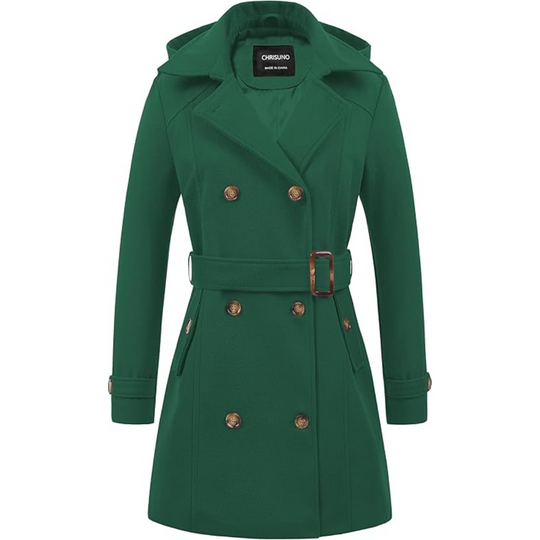 EB | Gesteppter Winter-Trenchcoat mit Kapuze