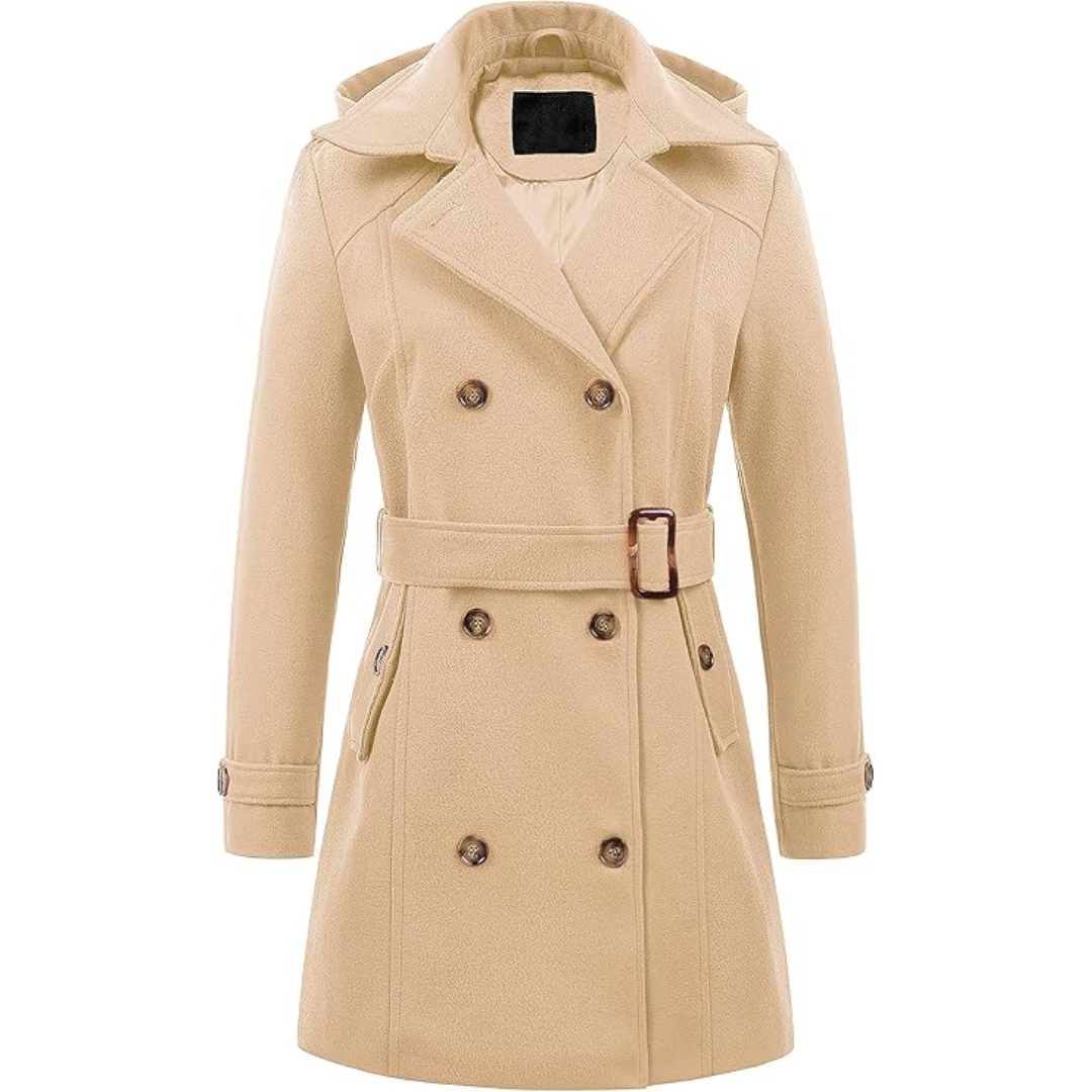 EB | Gesteppter Winter-Trenchcoat mit Kapuze