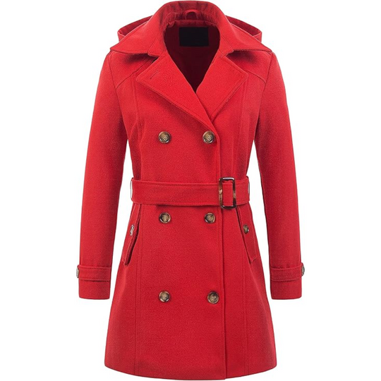 EB | Gesteppter Winter-Trenchcoat mit Kapuze