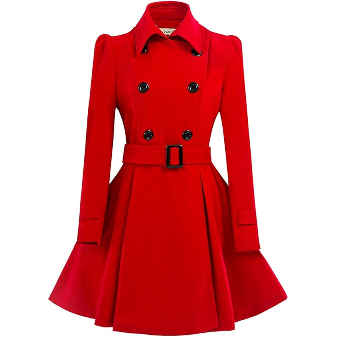 EB | Wol Peacoat mit Gürtel
