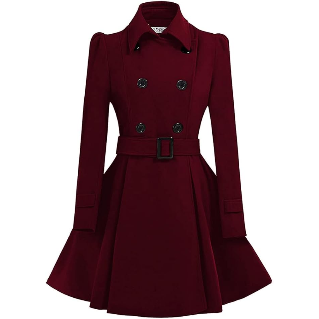EB | Wol Peacoat mit Gürtel