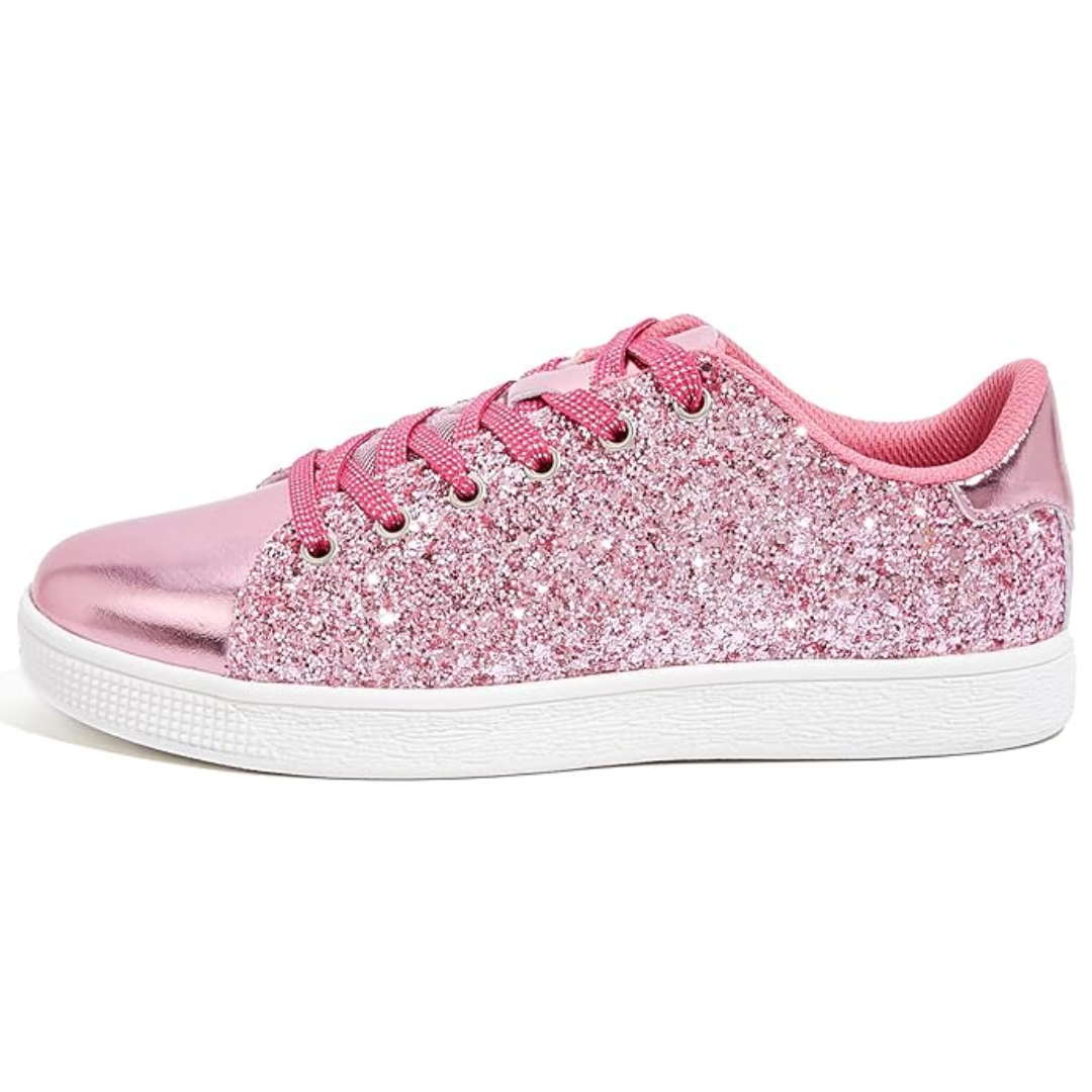 Funkelnde Schnür-Fashion-Damen-Sneaker - Xenia EB