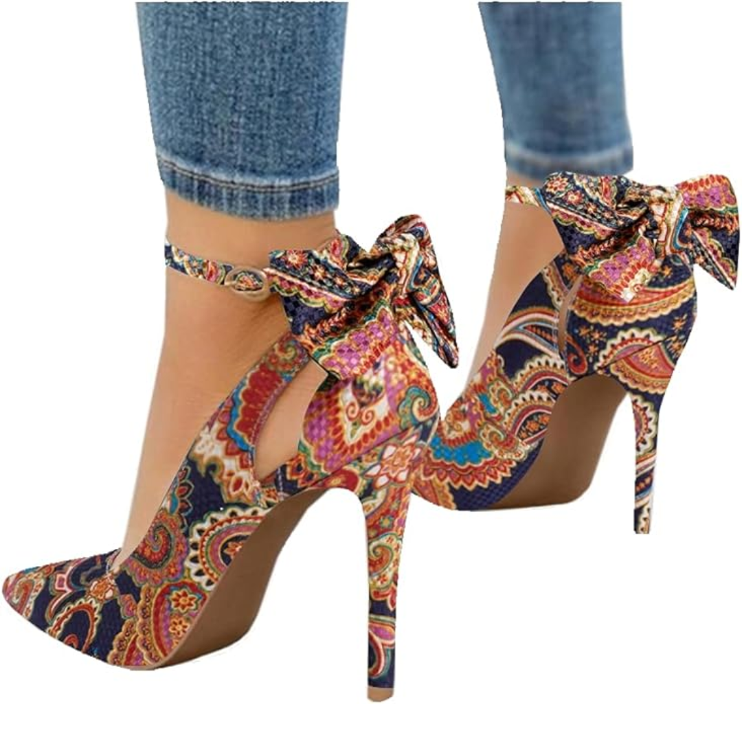 Trendige High Heels mit Schleife - Hailey EB