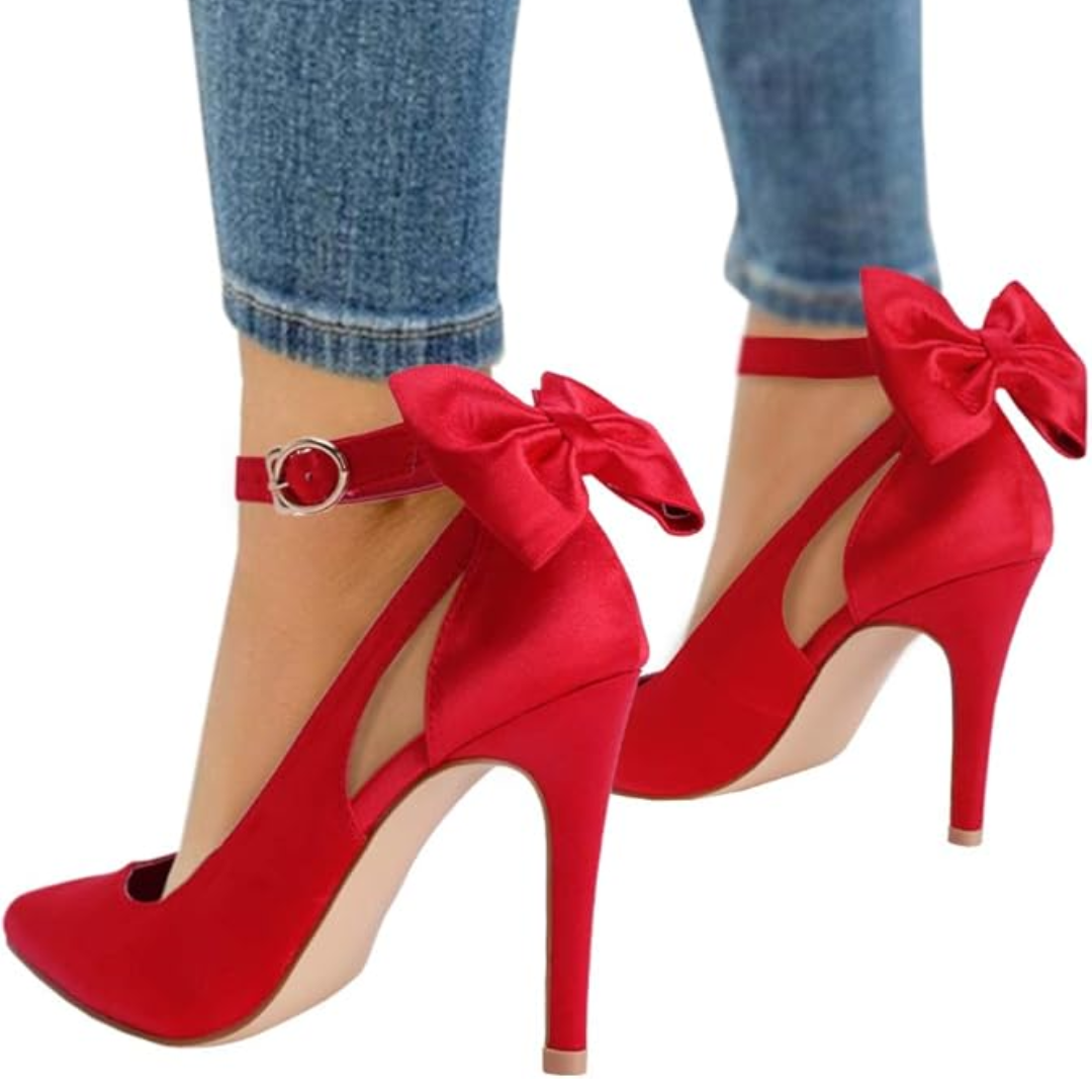 Trendige High Heels mit Schleife - Hailey EB