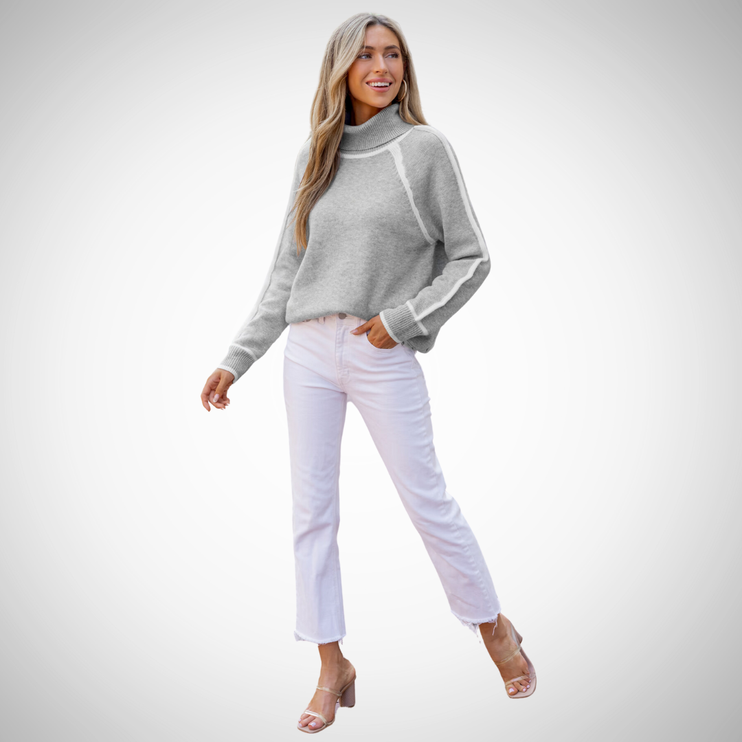 EB | Eleganter Rollkragenpullover im Modernen Stil