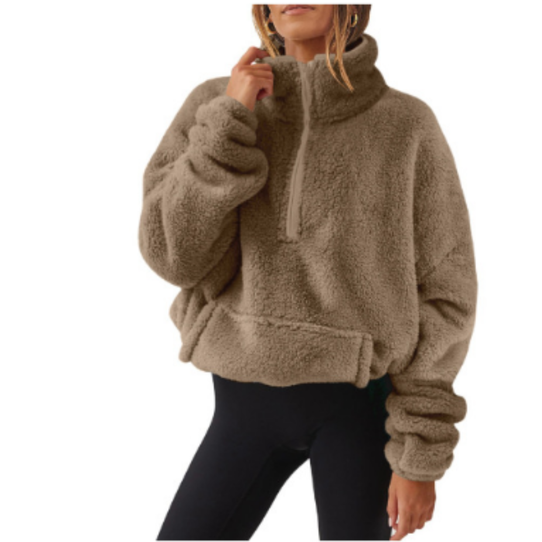 EB | Pullover Warm für Frauen Teddy