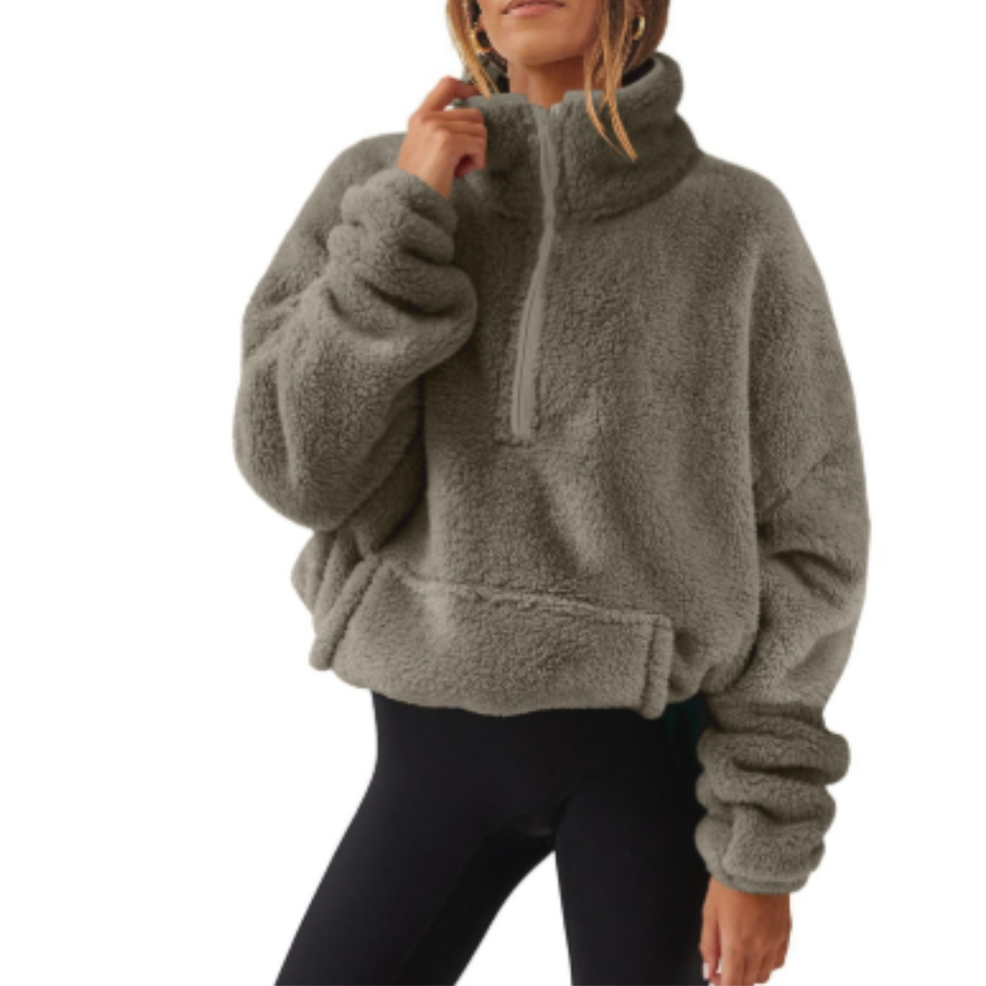 EB | Pullover Warm für Frauen Teddy