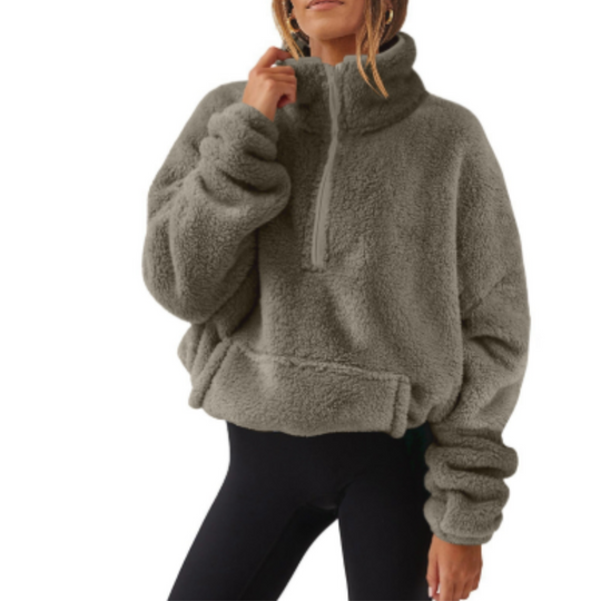 EB | Pullover Warm für Frauen Teddy