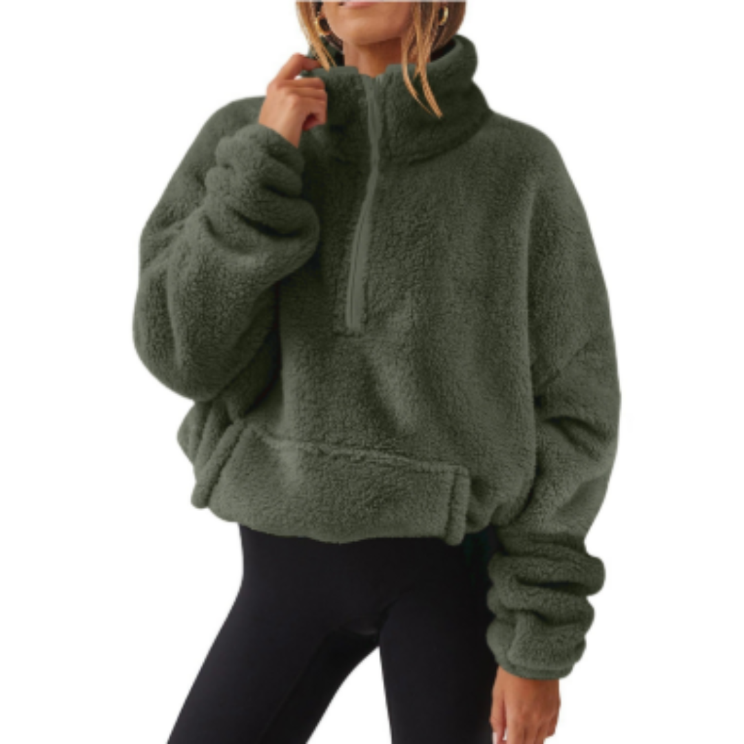 EB | Pullover Warm für Frauen Teddy
