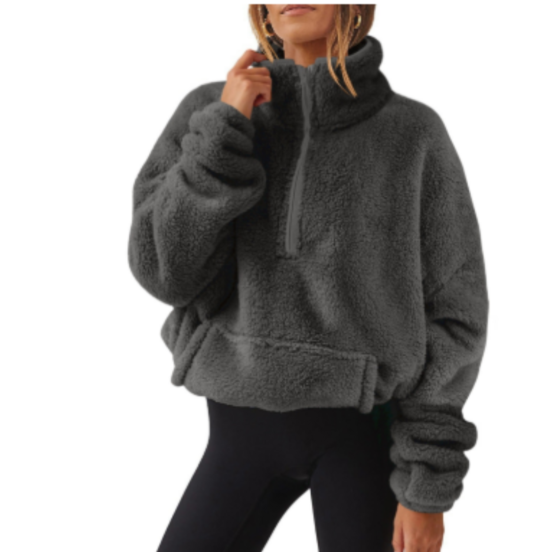 EB | Pullover Warm für Frauen Teddy