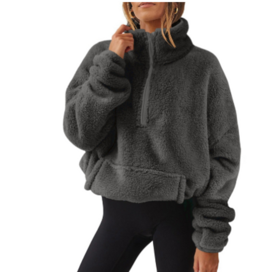EB | Pullover Warm für Frauen Teddy