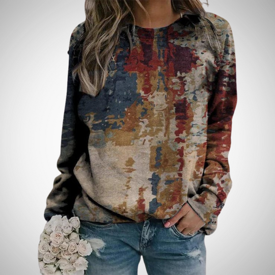 EB | Abstract Print Pullover