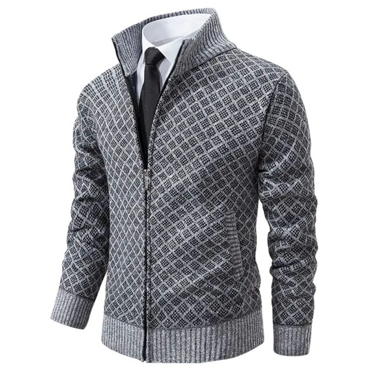EB | Jacquard Strickjacke für Herren