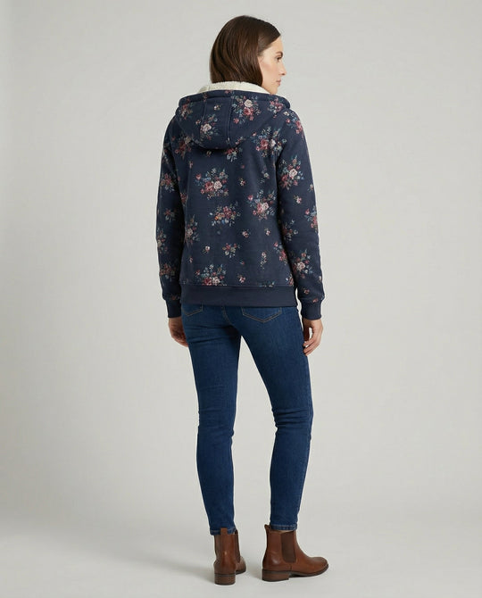 Winterjacke Damen Blumenmuster | EB