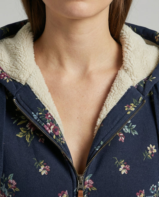 Winterjacke Damen Blumenmuster | EB