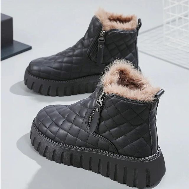 EB | Gesteppte Dick-Sohlige Warme Winterstiefel