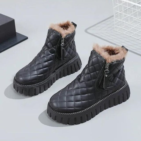 EB | Gesteppte Dick-Sohlige Warme Winterstiefel