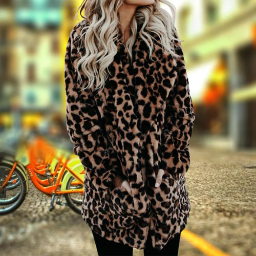 EB | Die Beste Kuschelige Eleganz Winter Plüsch Pelz Jacke