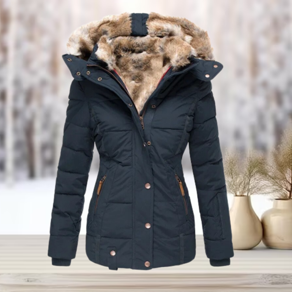 EB | Damen Pufferjacke Winter Elegant