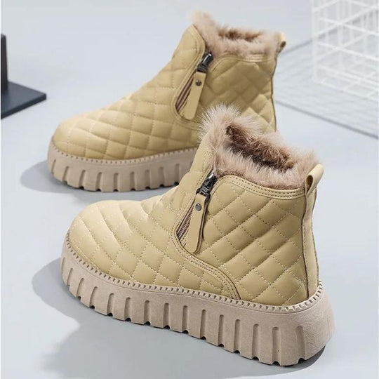 EB | Gesteppte Dick-Sohlige Warme Winterstiefel