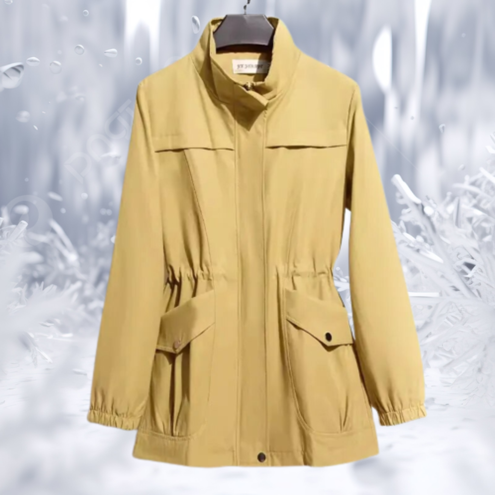 EB | Parka Jacke - Hoher Kragen - Verstellbare Taille - Winddicht mit Taschen