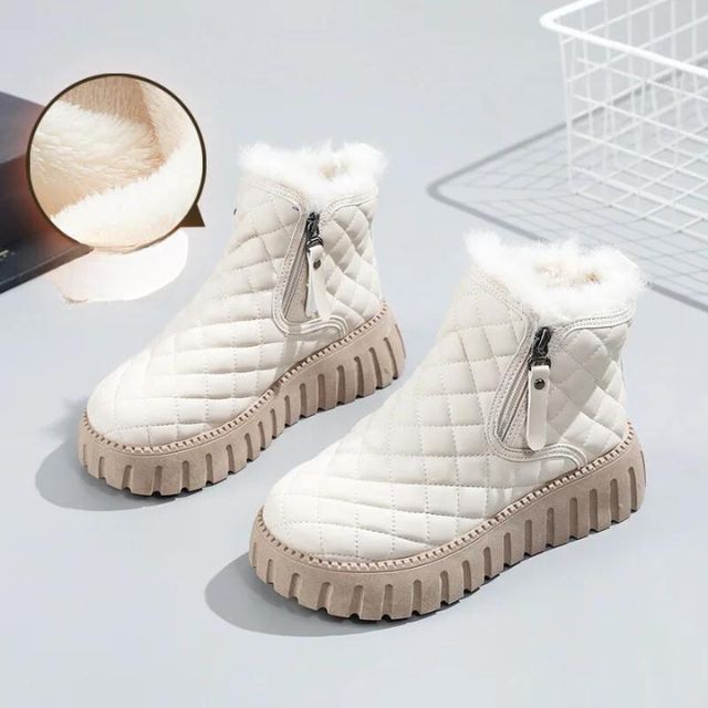 EB | Gesteppte Dick-Sohlige Warme Winterstiefel