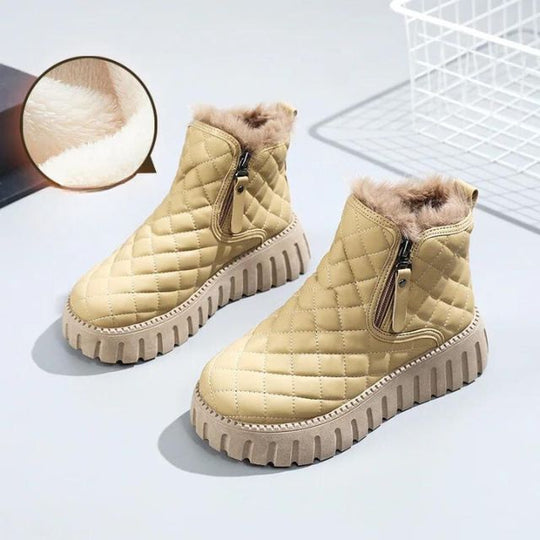 EB | Gesteppte Dick-Sohlige Warme Winterstiefel