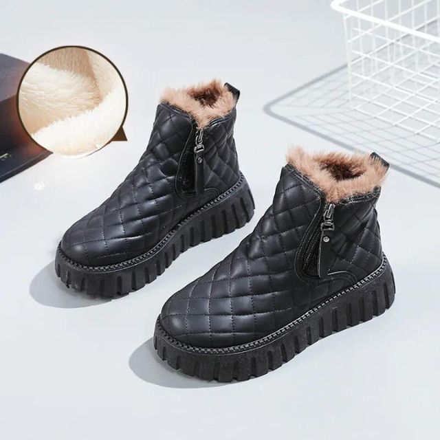 EB | Gesteppte Dick-Sohlige Warme Winterstiefel