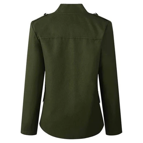 EB | Damen Knöpfbare Jacke - Kurz