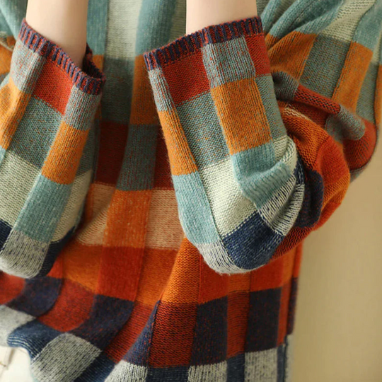 EB | Retro Patchwork Pullover