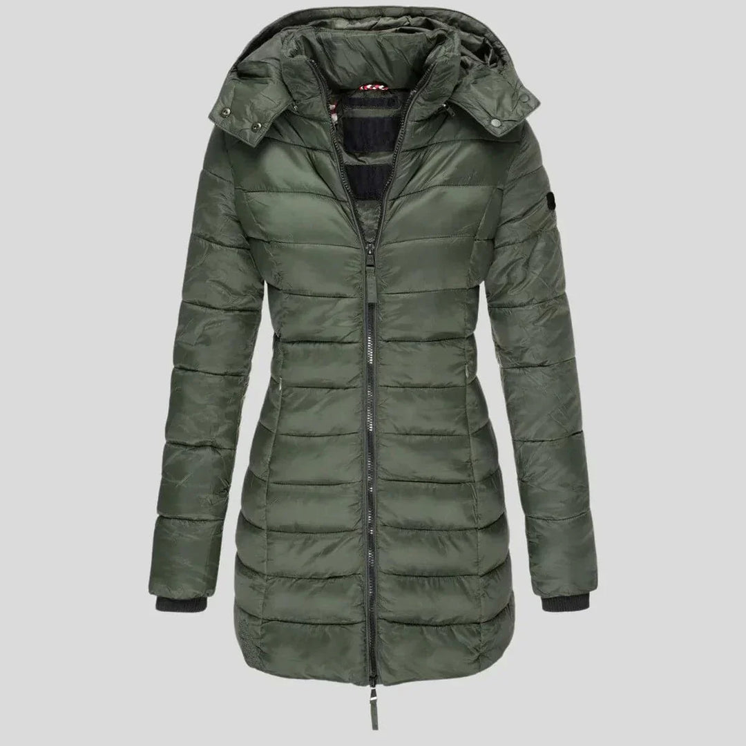 EB | Warme gesteppte Jacke mit Kapuze für Damen