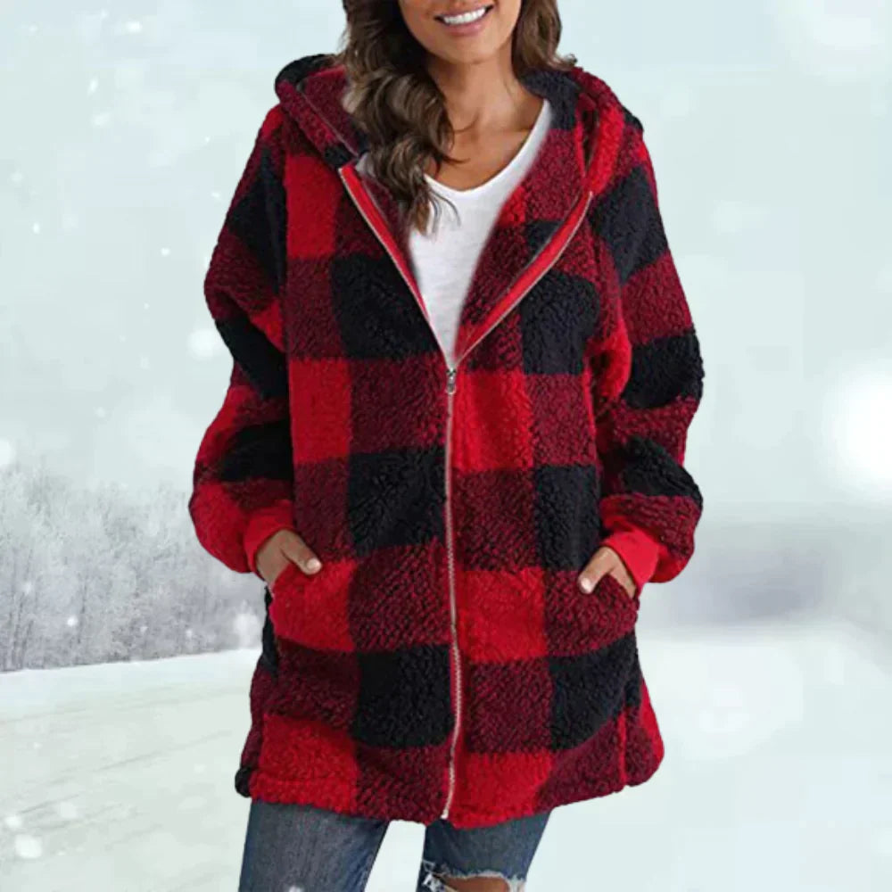 EB | Karierter Wintermantel