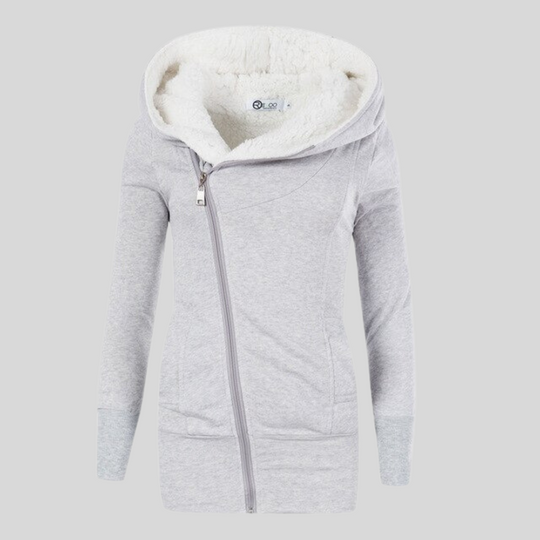 EB | Damen Fleece Kapuzenweste