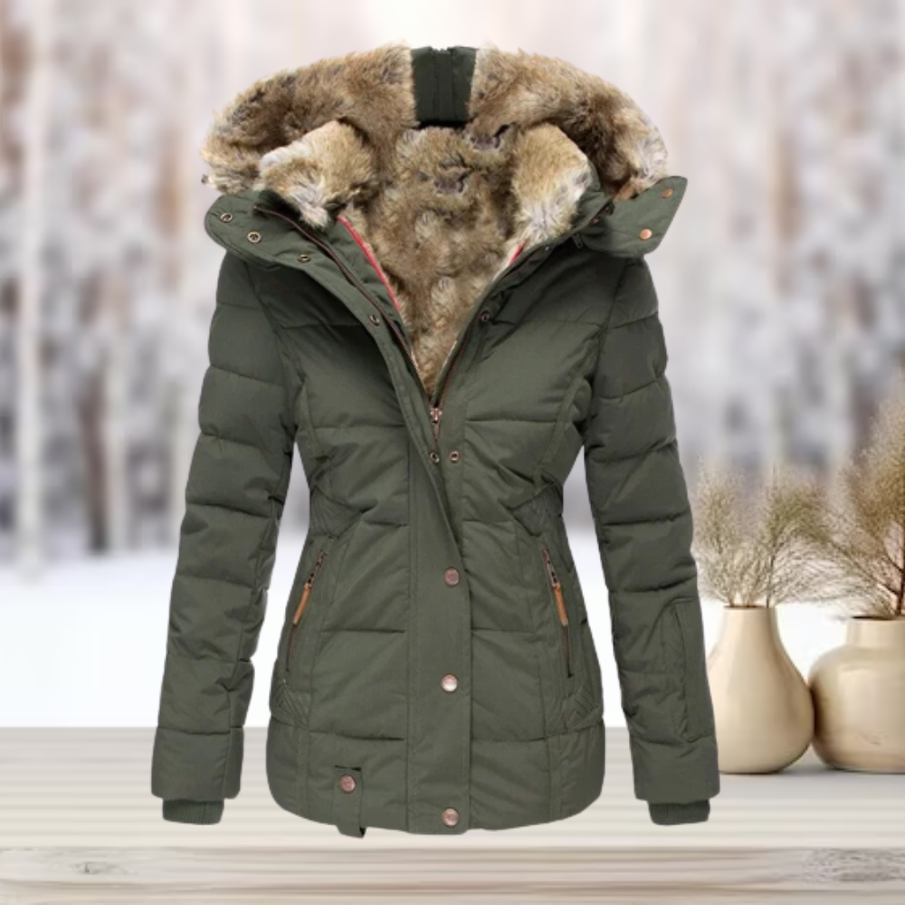 EB | Damen Pufferjacke Winter Elegant
