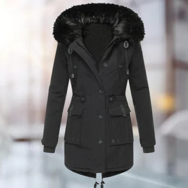 EB | Damen-Wintermantel mit Fell