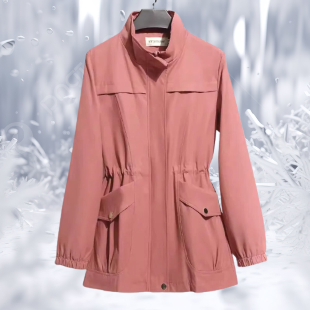 EB | Parka Jacke - Hoher Kragen - Verstellbare Taille - Winddicht mit Taschen