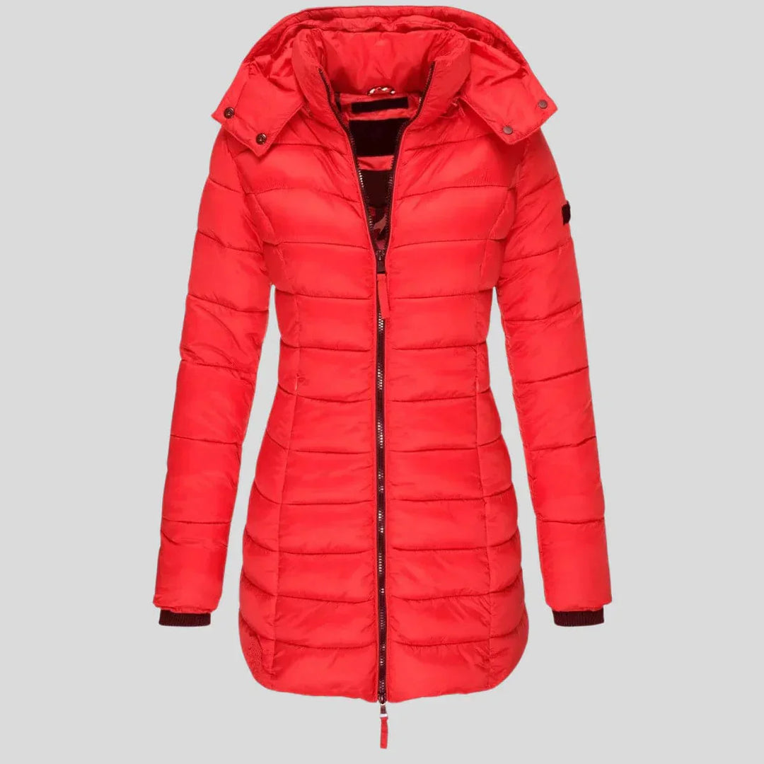 EB | Warme gesteppte Jacke mit Kapuze für Damen