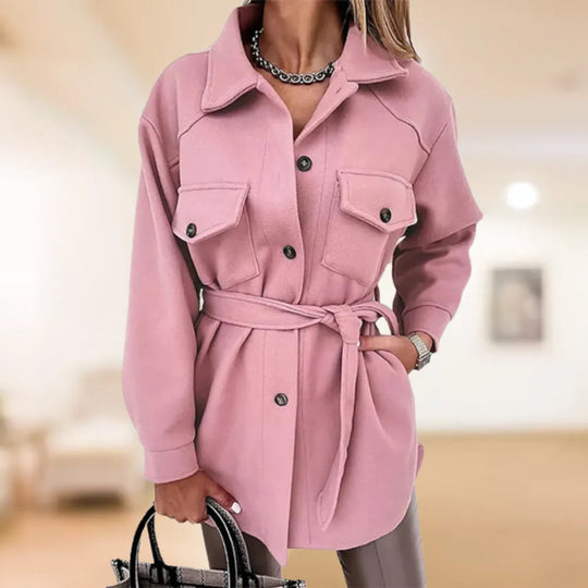 EB | Damenmäntel mit Poloknopf für Herbst & Winter