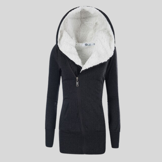 EB | Damen Fleece Kapuzenweste