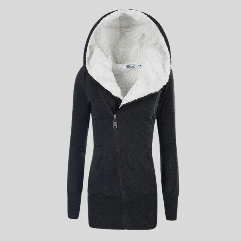 EB | Fleece-Cardigan mit Kapuze