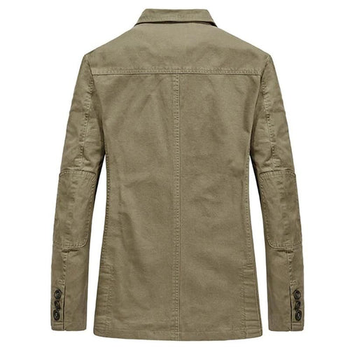 EB | Herren Blazer Jacke - Mit aufgesetzten Taschen und Drei-Knopf-Verschluss