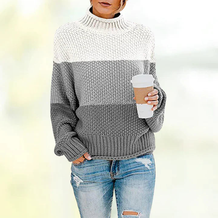 EB | Eleganter Gestreifter Pullover
