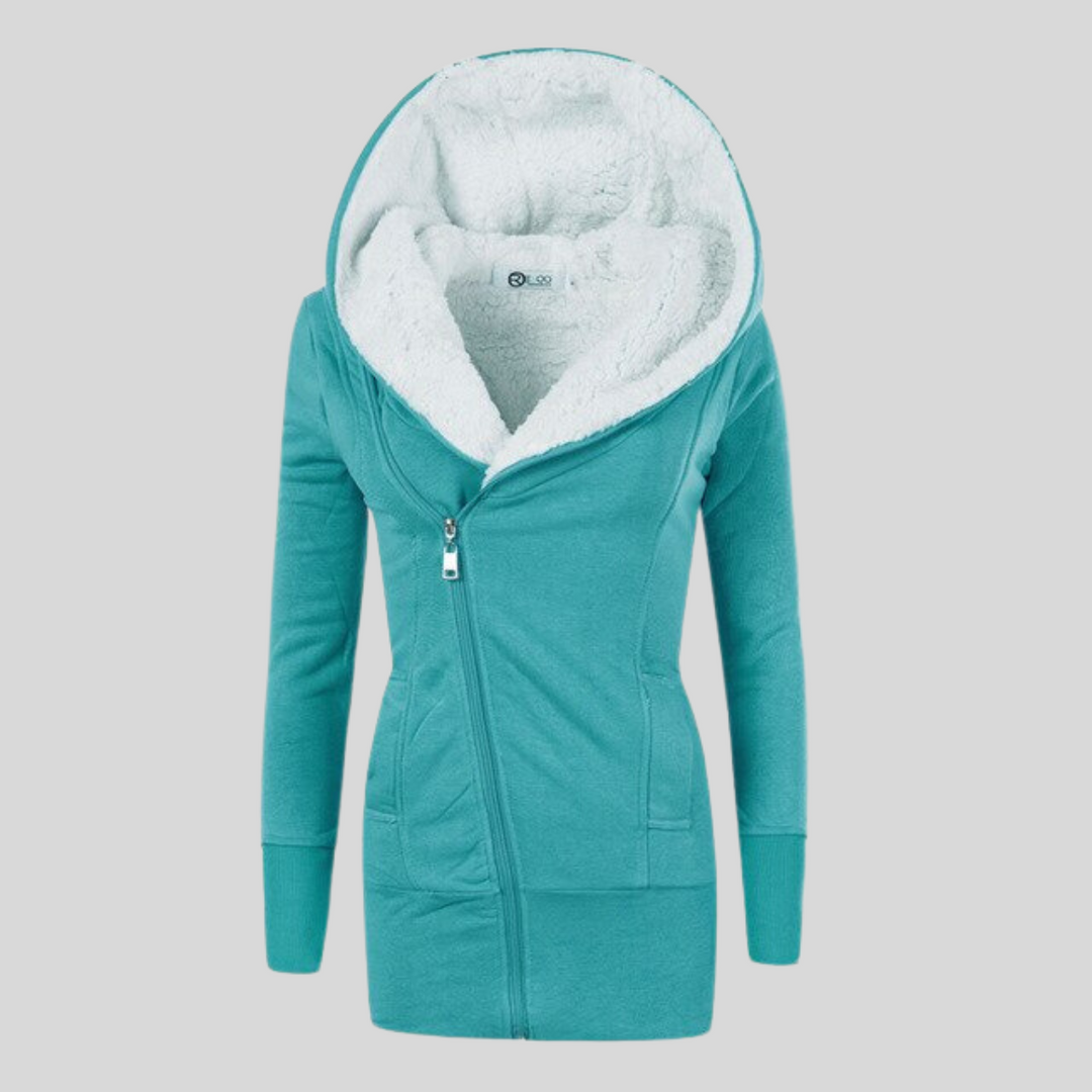 EB | Damen Fleece Kapuzenweste