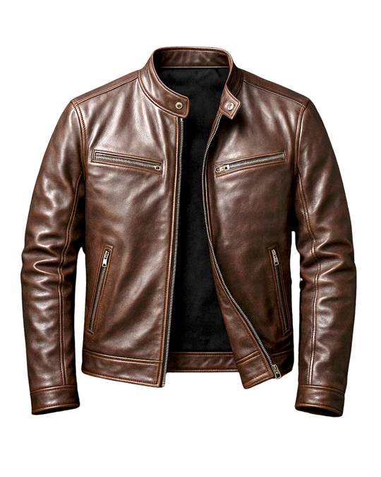 Vintage Lederjacke