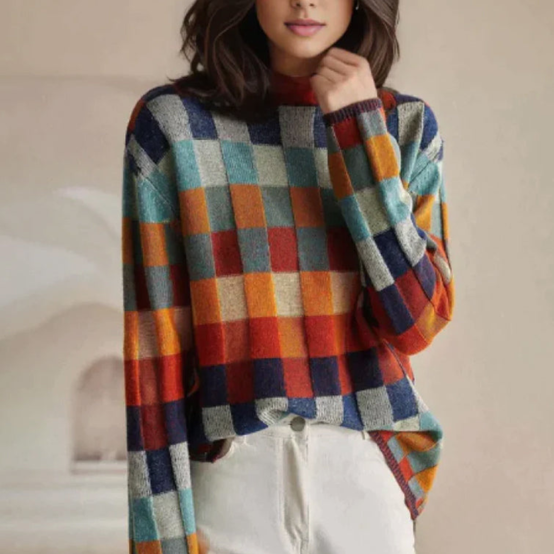 EB | Retro Patchwork Pullover