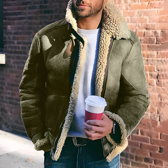 EB | Jacke mit breiter Rever für Herren